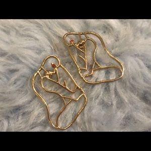 Earrings available (ruby eyes)